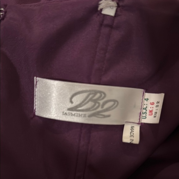 Jasmine B2 Bridal Elegant Purple Strapless Dress - Picture 2 of 3